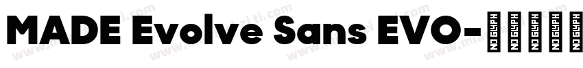MADE Evolve Sans EVO字体转换